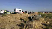 Yeşilhisar yolunda korkunç kaza: Araç hurdaya döndü, üç kişi yaralandı