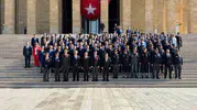 Ankara'da Gaziler Günü'nde Anıtkabir'e Anlamlı Ziyaret
