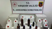 Kırşehir'de sahte içki imalathanesine jandarma baskını: 50 litre ele geçirildi
