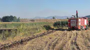 Burdur yolunda korkutan alevler: İtfaiye ekipleri zamanla yarıştı