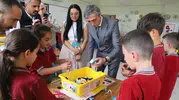 Bayburtlu öğrenciler geleceğin teknolojileriyle köy okulunda buluştu