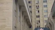 Samsun'da hastane penceresinde korku dolu anlar: 9. kattan aşağı sarktı