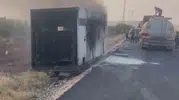 Kurtarma operasyonu sırasında korkutan anlar: Dev jeneratör alevlere teslim oldu