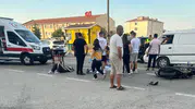Keşan'da korkutan kaza anı saniye saniye kaydedildi