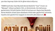Ankara'dan Gaziler Günü'ne Özel Vurgu: Bağımsızlık İrademizin Simgeleri