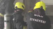 Bolu'da öğle saatlerinde korkutan mutfak yangını
