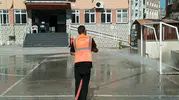 Samsun İlkadım'da ders zili öncesi hummalı temizlik mesaisi