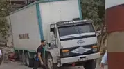 Gaziantep'te dehşet anları: Yokuşta kontrolden çıkan kamyon eve daldı