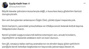 Eyyüp Kadir İnan'dan Özgür Özel'e sert çıkış: Siyasi mayanda asil duruş yok