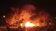 Süleymanpaşa'da geceyi aydınlatan korku dolu anlar