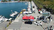 Silivri açıklarında korkutan çarpışma: Limanda endişeli bekleyiş havadan görüntülendi