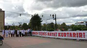 Çarşamba'nın kalbinde sağlık seferberliği: Tarihi köprüde dev farkındalık etkinliği