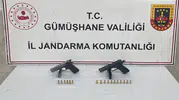 Yaylada jandarma baskını: İki şüpheli ruhsatsız silahlarla yakalandı