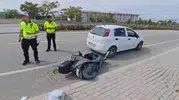 Kuryelik yaparken kaza yaptı: Hem yaralandı hem de ağır bir ceza ile karşılaştı