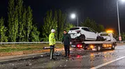 Afyonkarahisar'da korkutan kaza: İl başkanı ve oğlu hastanelik oldu