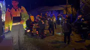 Erzincan yolunda korkutan kaza: Direksiyon hakimiyetini kaybeden sürücü takla attı