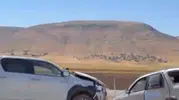 Siirt'te korkutan çarpışma: Ucuz atlatılan kazanın detayları belli oldu