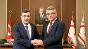 Lefkoşa'da kritik diplomasi trafiği: Yılmaz ve Erhürman bir araya geldi