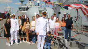 Mavi Vatan'da duygusal buluşma: TCG Karataş kapılarını ailelere açtı