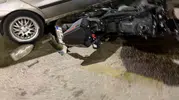 Elazığ'da trafik kazası: Motosiklet sürücüsü hastanelik oldu