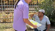 Germencik'te incir mesaisinde ter döken üreticiye belediyeden serinleten destek