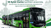Denizli'de okul heyecanı ulaşım desteğiyle başlıyor: Öğrencilere 5 gün boyunca ücretsiz ulaşım