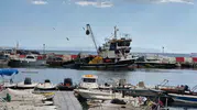 Tekirdağ açıklarında poyraz mesaisi: Gemiler rotasını değiştirdi