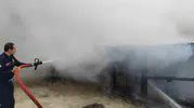 Bafra'da korkutan dumanlar: Vatandaşlar fark etti, itfaiye felaketi önledi