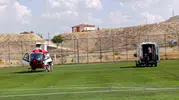 Darende'de zamana karşı yarış: 84 yaşındaki hastanın imdadına hava ambulansı yetişti