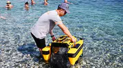 Akdeniz'in turkuaz sularında teknolojik seferberlik: Kemer'de atık avı başladı