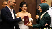 Denizli'de unutulmaz nikah: Bakan Göktaş genç çiftin mutluluğuna şahitlik etti
