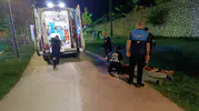 Derme Deresi Parkı'nda kaza: Zabıta ve güvenlik ekipleri saniyelerle yarıştı