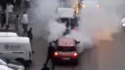 Keçiören'de lastik şov pahalıya patladı: 12 suç kaydı olan sürücü yakayı ele verdi
