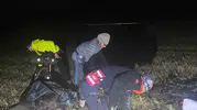Kars'ın dondurucu arazisinde kaybolan turistler için zamanla yarışıldı