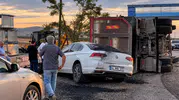 Malatya'da mesai dönüşü korkunç kaza: Asfalt yüklü kamyon dehşet saçtı