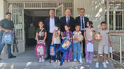 Çermik'te minik öğrencilerin okul heyecanına İstanbul'dan anlamlı destek