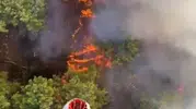 Antalya'da alevlerle zorlu mücadele: Aksu'da orman yangını alarmı