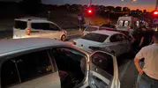 Siirt-Kurtalan yolunda akşam trafiğini birbirine katan zincirleme kaza