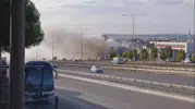 Silivri'de korku dolu anlar: Alevler akaryakıt istasyonuna ulaşmadan durduruldu