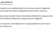 Adalet sisteminde yeni düzenleme: Eceabat için kritik karar