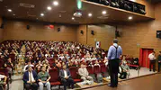 Vezirköprü'de Hayati İnanç rüzgarı: Edebiyat tutkunları salonu doldurdu
