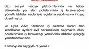 Emniyetten kritik açıklama: Teşkilatın iş bırakacağı iddiaları asılsız çıktı