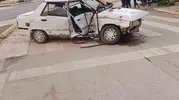 Afyonkarahisar'da trafik dehşeti: İki araç hurdaya döndü