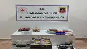 Karaman'da jandarma operasyonları: 43 şüpheli yakalandı, kaçakçılık malzemeleri ele geçirildi