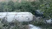 Gece yarısı dehşeti: Mudurnu yolunda tır faciası