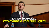 Ekrem İmamoğlu, cezaevindeki koğuşunu çizdi