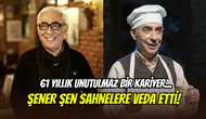Harbiye’de son oyununu oynadı: Şener Şen sahnelere veda etti