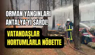 Antalya’da peş peşe yangınlar: Ormanlar tehdit altında, vatandaşlar nöbette