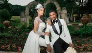 9 yıllık aşkta mutlu son: Mario Lemina ve Fanny Neguesha dünyaevine girdi