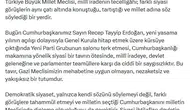 Gazi Meclis'te yaşanan protesto krizine sert tepki: Devlet geleneği hiçe sayıldı